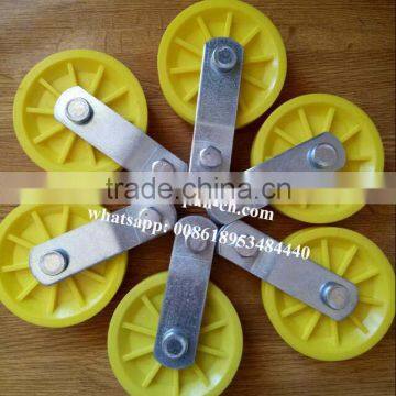 Nylon custom nylon rope pulley for poultry drinking system