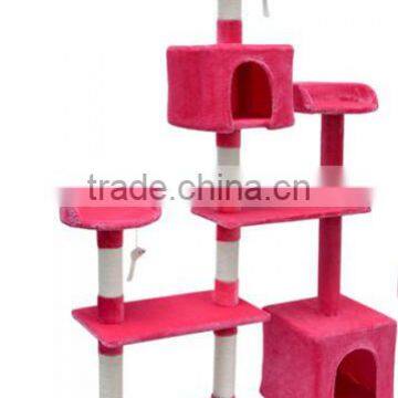 Multi-Level indoor Cat Trees scratcher & Cat Furniture cat house perch