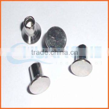 alibaba high quality nickel plated pan head hollow rivet