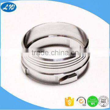 High standard SS304 Precision CNC Machined Components Stainless steel Ring