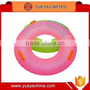 Wholesale in china Adult swim ring with light and handle --pink 91cm 36#