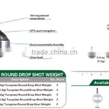 1/2OZ Tungsten Round Drop Shot From China Manufacturer photo-5