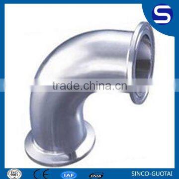 90 Degree Elbow Stainless Steel Sanitary Pipe Fittings Price
