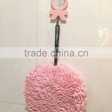 Cute Round Microfiber Chenille Cleaning Sponge photo-4