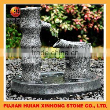 Natural Antiqued Small Garden Stone Water Fountain photo-2
