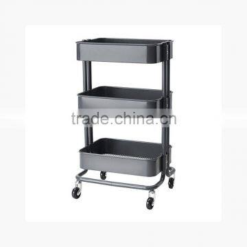 Home Kitchen Bedroom Turquoise Storage Utility Cart photo-3