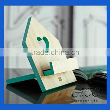 High Quality Wooden Bookend Color Side Wooden Stand Holder