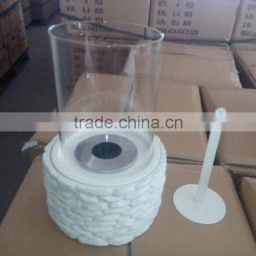 White Stone Fireplaces , Glass Ethanol Fireplaces photo-2