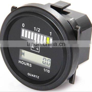 12V/24V, 36V, 48V/72V Universal Battery Indicator With Hour Meter photo-2