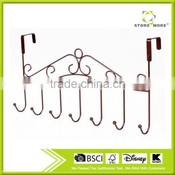 Store More Metal Wire Art 7 Rack Decorative Door Hook