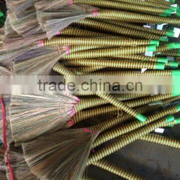 Long grass sweeping broom