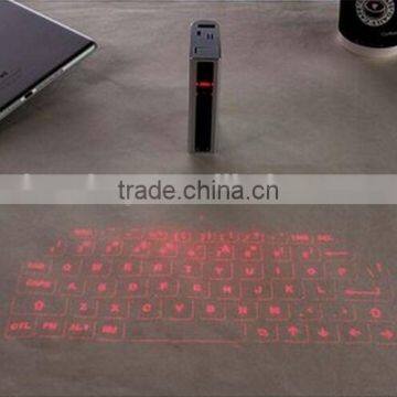 4 in 1 Virtual Laser Keyboard Bluetooth Wireless Multimedia Laser Keyboard With Speaker & Power Bank & Voice Guide Function photo-2