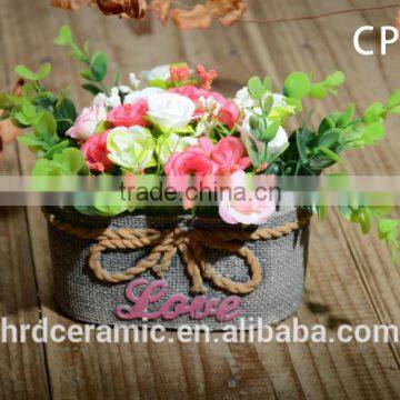 2016 Concrete Flower Plant Planter Colorful Decorative Cement Flower Pot photo-5
