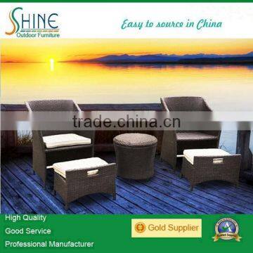 space saving garden furniture rattan lounge suite