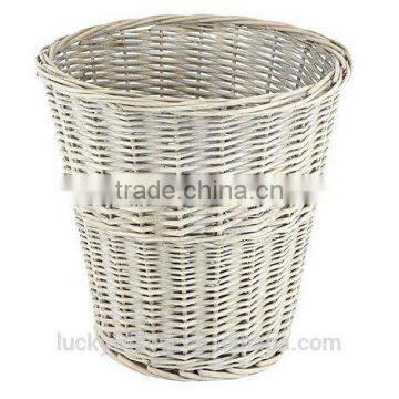 VINTAGE OFFICE WICKER WASTE BASKET,RUBBISH BIN photo-2