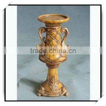 Polyresin candle holder for home decoration