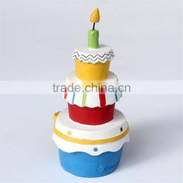 Custom Birthday Gifts Resin Artificial Birthday Cake Model photo-6