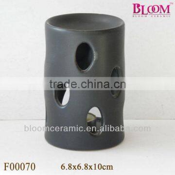 Matt black china ceramic arma burner