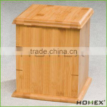 Bamboo pet urn cremation urn Homex BSCI/Factory