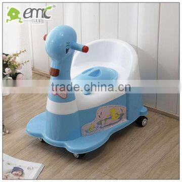Plastic Duck-shaped Children Toilet Baby Potty With Handle photo-2