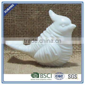 White ceramic bird ornament hanging adornment for christmas gift