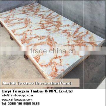 Interior Wall Panels Golden Marble, Marble Designed Floating Click PVC Vinyl Flooring Panel photo-5