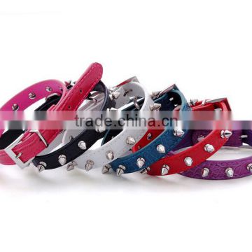 2016 Wholesale Punk spike rivet studs wholesale pet collar