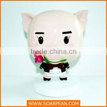 Decoration Customized Cartoon Pig Statue