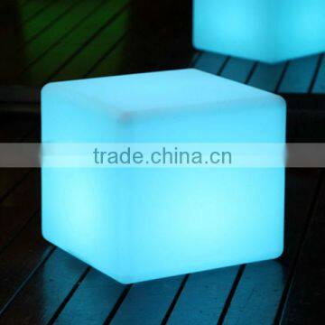 Outdoor & Indoor Garden Party Pool Wedding Mood Colorful Lights Waterproof Rechargeable Plastic LED Cube photo-4