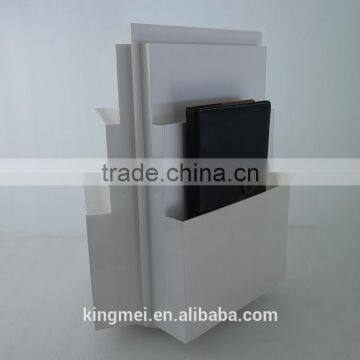 Custom 3 Sides Rotating Display Stand Acrylic Brochure Display Stand photo-3