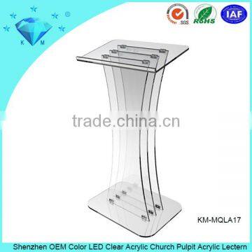 OEM Crystal Clear Podium Pillar Podium on Square Pillar for Speach photo-3