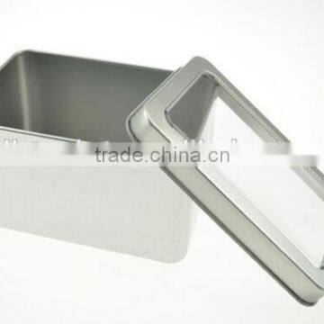PVC Clear Window Metal Tin Box photo-3