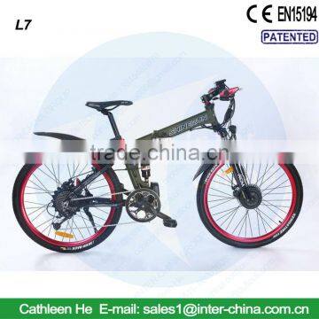 26inch Fashion Newest Electric bike; Unfoldable E Bike; with Lithium battery ; EN15194