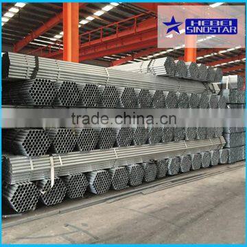 electrical wire conduit hot galvanized steel pipe from Tianjin