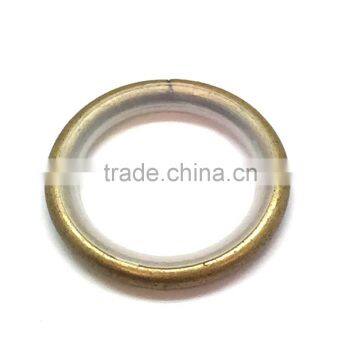 4 Colors - Silent Rod Ring ID25mm/OD32mm For Curtain Antique Brass Plated photo-3
