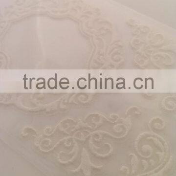 Graceful Glitter Lace Fram Sticker, Classic Decorative Shinny Glitter Sticker photo-5