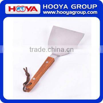 Stainless Steel Pancake Turner With Wood Handle photo-2