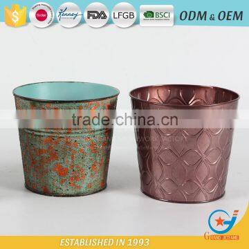 Flower Pot Decoration Metal Home Plant Pots