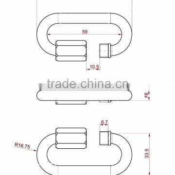 25kN Stainless Steel 304 Quick Link Hook Certified With CE photo-6