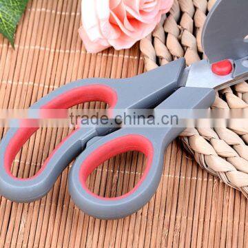 2016 Multifunctional Stainless Steel Pizza Scissors With Rubber Soft Tpr Handle /rubber Scissors photo-6