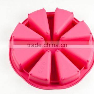 11199 Food Grade Triangle Shaped Silicone Sandwich Mould / Silicone Cake Molds photo-4