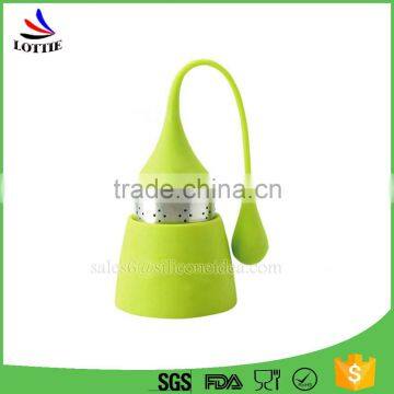 China Manufacturers Food Grade Eco-friendly Silicone Tea Infuser Strainer photo-2