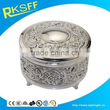 Stools Stand Jewelry Box Metal Crafts Silver Ring Jewelry Box photo-6