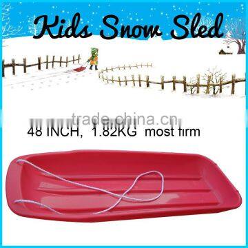 High Quality Plastic Snow Sled for Kids/ Custom snow sleds for adults