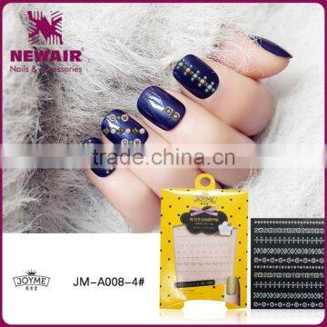 New Air Hot Selling self-adhesive metallic nail sticker nail art sticker sticker for nail art