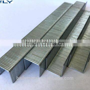 High quality 20GA crown 13.20mm, 12j SERIES staples, 1225j, 1222j, 1220j, 1218j, 1216j nails from factory