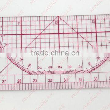 60cm&24" Straight Flexible 1.2mm Thickness Sandwich Line Plastic Garment Ruler for Sewing Design#8097 photo-2