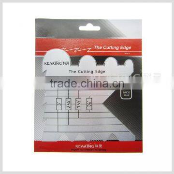 Kearing Brand 1.5mm thick stainless steel tailor cutting mould #KCE-1