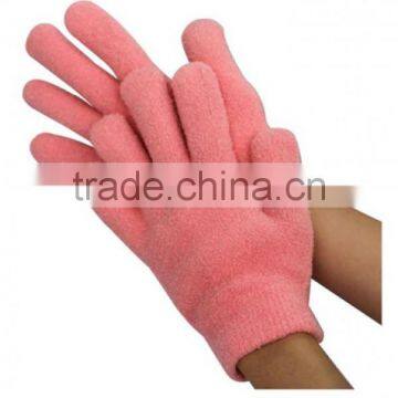 High quality feather yarn gel gloves for hand skin caring