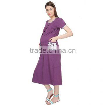 Comfortable Formal Pregnant Women Wear Dress Fashion Maternity Dresses photo-3